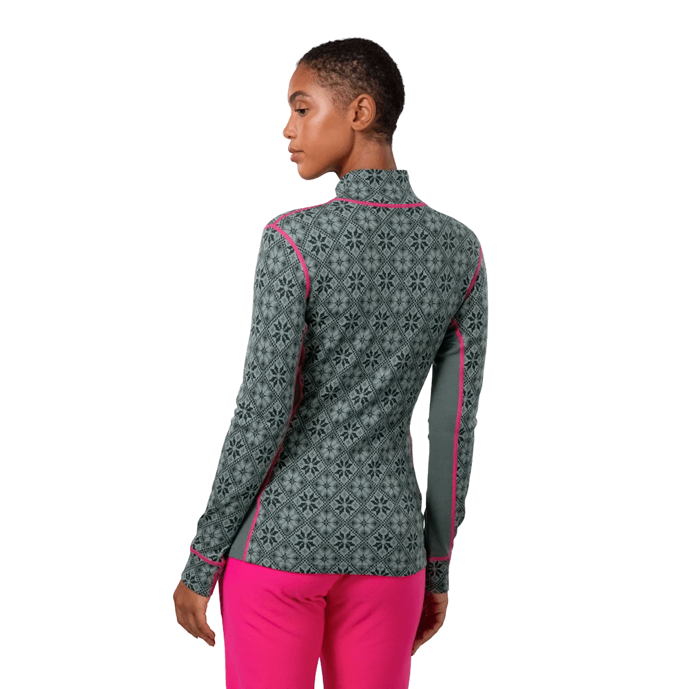 Kari Traa Rose Half Zip Women's Termo Baselayer, Green 2