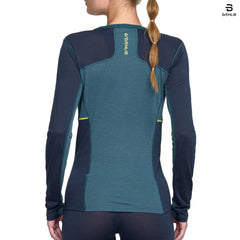 Bjorn Daehlie Performance Wool Women's LS, Teal 2