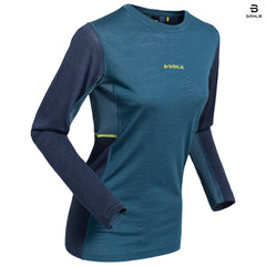 Bjorn Daehlie Performance Wool Women's LS, Teal 3