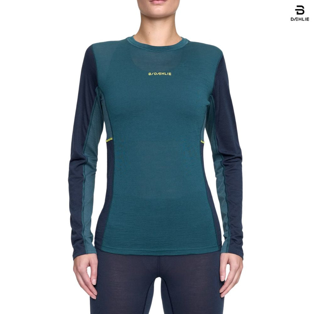 Bjorn Daehlie Performance Wool Women's LS, Teal