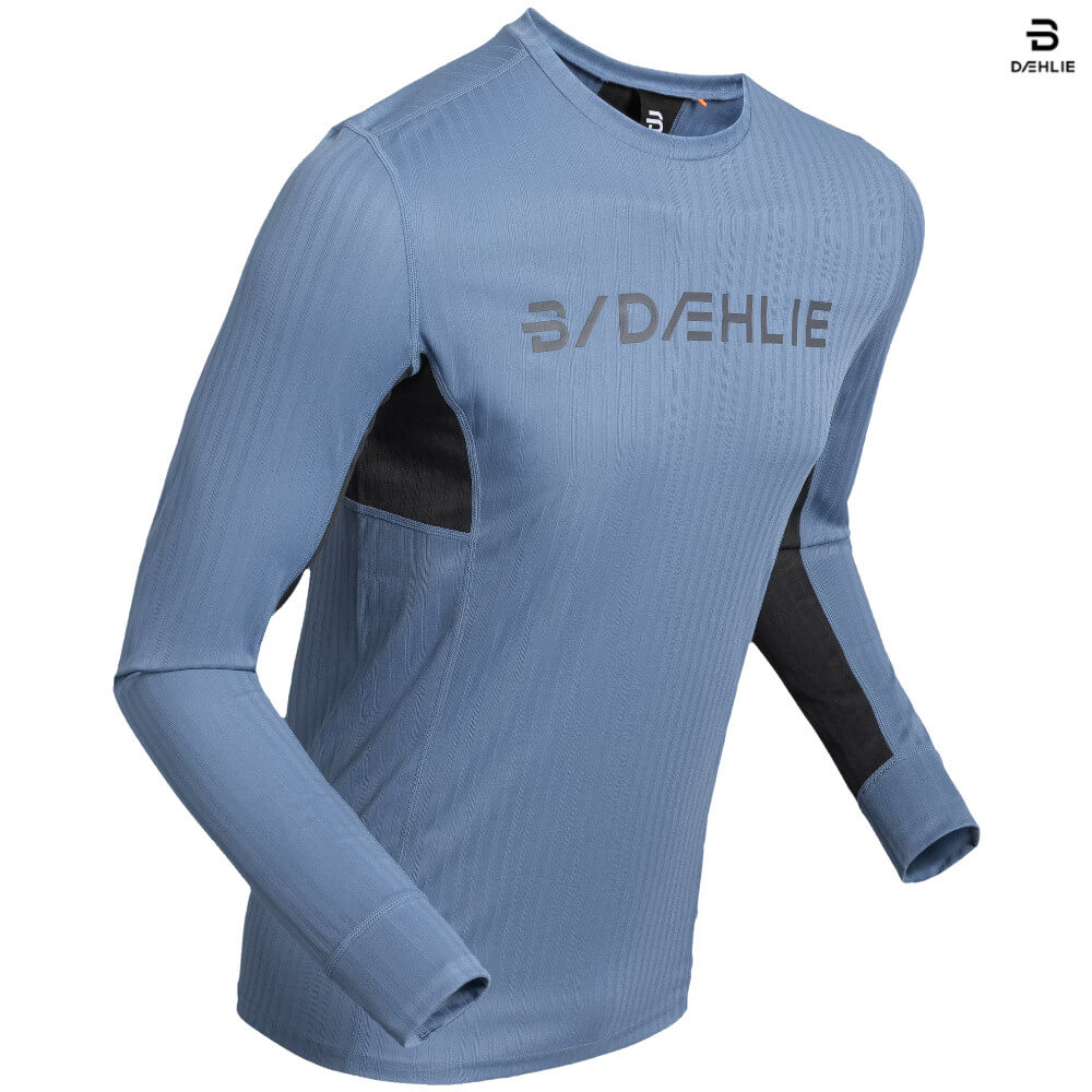 Bjorn Daehlie Training Tech Men's LS, Airy Blue 3