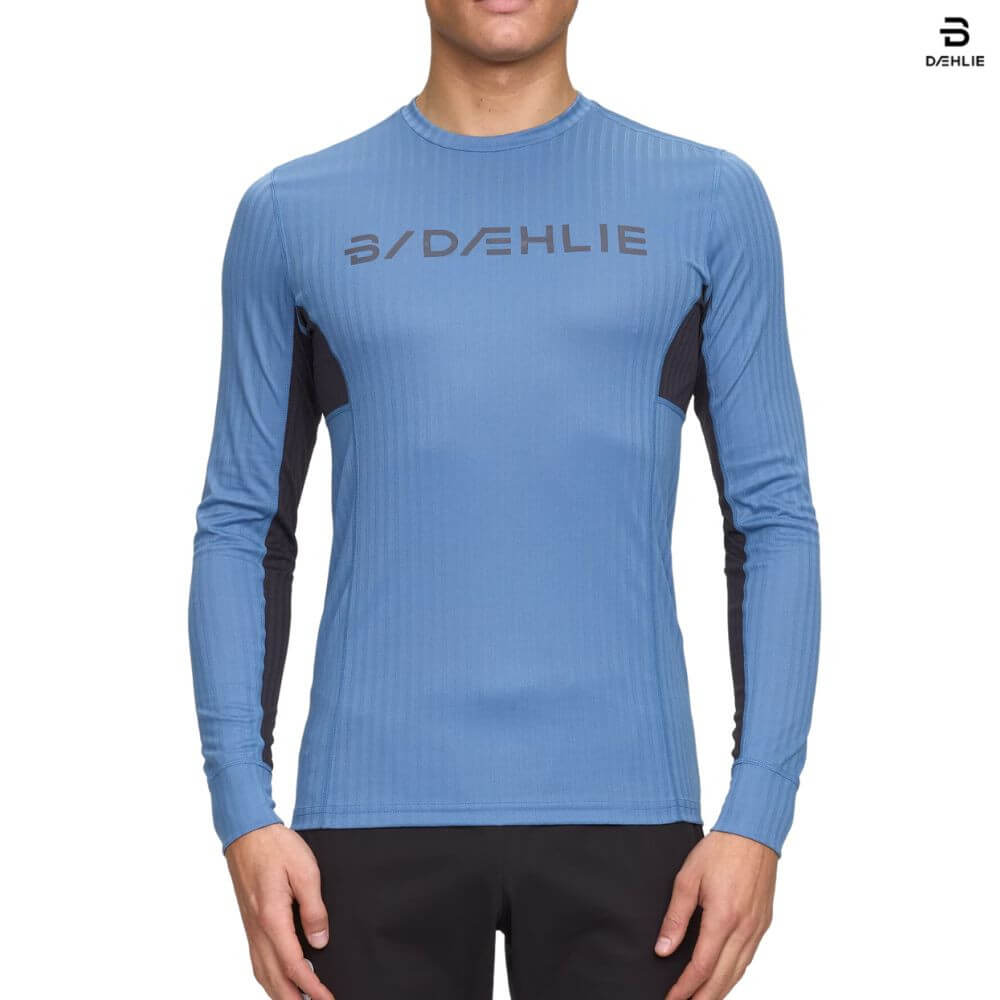 Bjorn Daehlie Training Tech Men's LS, Airy Blue