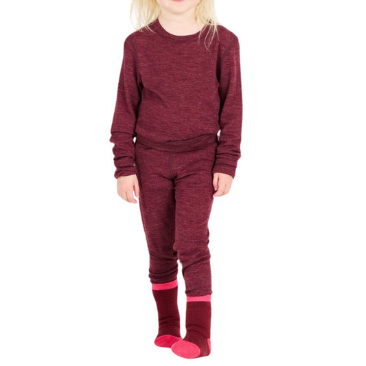 ZigZag Beta Kids Baselayer Set, Tawny Port