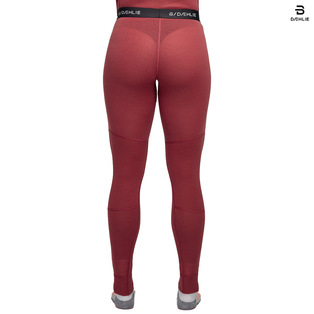 Bjorn Daehlie Performance-Tech Baselayer Pants Women's, Dusty Red 2