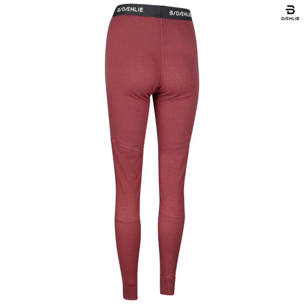 Bjorn Daehlie Performance-Tech Baselayer Pants Women's, Dusty Red 4