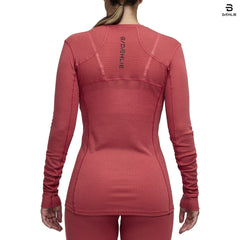 Bjorn Daehlie Performance-Tech LS Women's Baselayer Shirt, Red 2