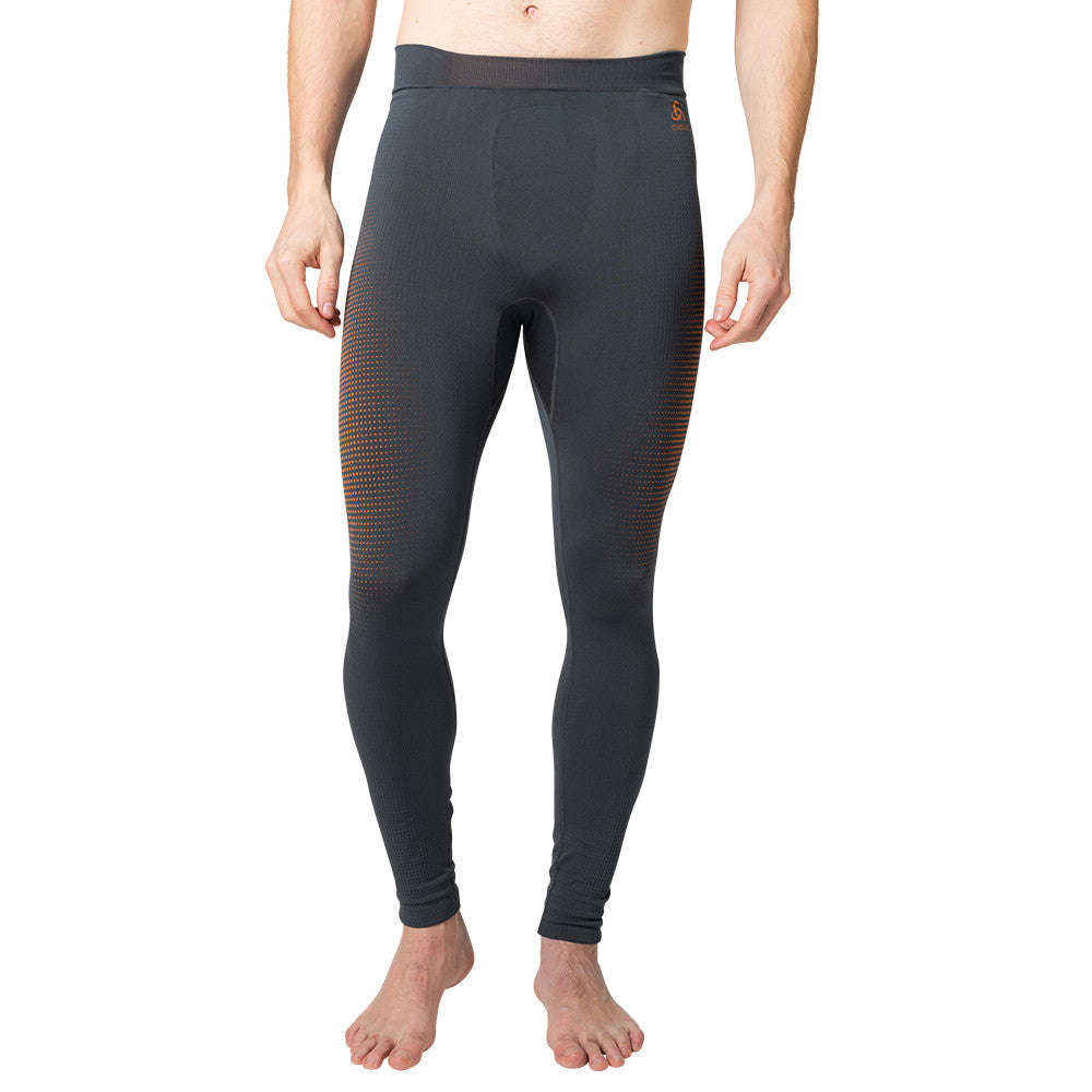 Odlo Performance Warm Eco Men's Baselayer Pants, India Ink