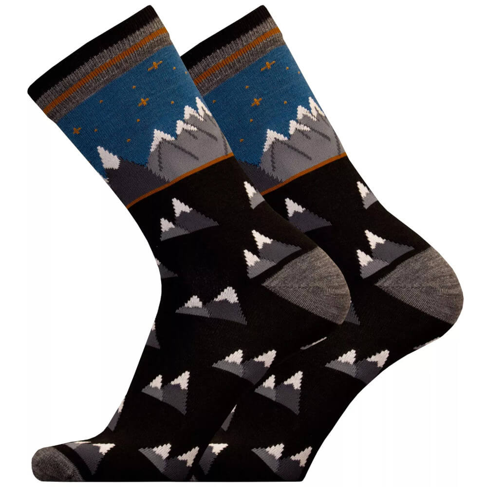 Uphillsport Lifestyle Mountains Merino socks, black