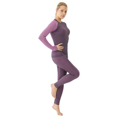 Viking Mounti Women's Base Layer Set, Purple 3